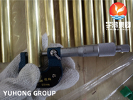 Tubo de bronze sem emenda de ASTM B111 /ASME SB111 C44300 para a caldeira para a aplicação do petróleo e gás