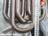 O níquel de cobre do tubo sem emenda de ASTM B111 C70600 liga 90/10 de tubo de dobra de U