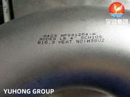 Cotovelo WPS31254/254 SMO/1,4547 de aço inoxidável super da solda do cotovelo de ASTM A403