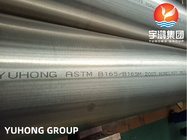 ASTM B165 UNS N04400 MONEL 400 Tubo sem costura de liga de cobre e níquel para processamento de gás