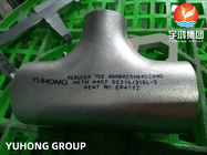 ASTM A403 WP316L Redutor de aço inoxidável Tee B16.9Aplicação de tubos de ar comprimido