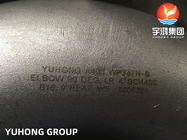 SÊNIOR de aço inoxidável da LR dos encaixes da solda de extremidade cotovelo 1/2 de 90 graus” a 60&quot; sch40/sch80, sch160, XXS B16.9 WP304 WP316WP347