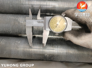 Tubo de aço carbono ASTM A179 com barbatanas de alumínio1060, tubo de barbatanas extrudido para trocadores de calor