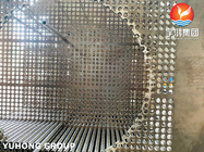 ASTM Trocador de calor montar folha de tubo e placa de suporte 304 316 / titânio / C276
