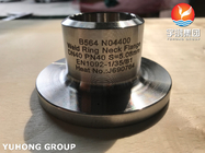 ASTM B564 UNS NO4000 Soldagem Neck Ring Face Flange EN1092-1