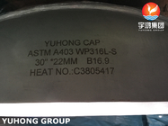 Garrafa de aço inoxidável de grande espessura ASTM A403 WP304L