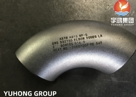 ASTM cotovelo de aço inoxidável 90° LR dos encaixes WPS32750/S32760 de A815/extremidade do SÊNIOR encaixe da solda