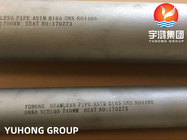 ASTM B165 UNS N04400 MONEL 400 Tubo sem costura de liga de cobre e níquel para processamento de gás