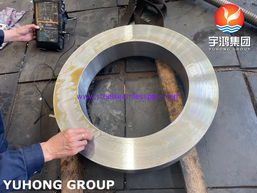 ASTM A182/ASME SA182 F304 Ring Heat Exchanger Part forjado de aço inoxidável