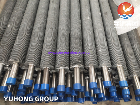 ASME SA249 TP304 Tubos de barbatanas extrudidos de aço inoxidável para trocadores de calor de arrefecedores de ar