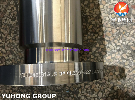 FLAGANÇA WNRF de pescoço longo de aço inoxidável,A182 F321 B16.5 CLASSE 300