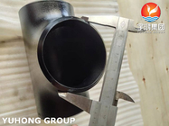 Aço carbono de ASTM A234 WPB preto do encaixe de tubulação da solda de extremidade do cotovelo de 90 graus pintado