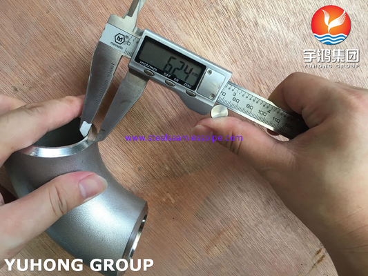 ASTM B366 WP904L Cotovelo 90 graus Acero Inoxidável Buttweld Fitting ASME B16.9