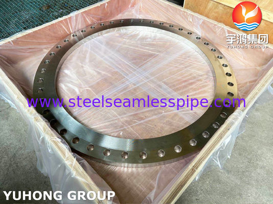 ASTM A240 SS904L Flange deslizante fabricada em chapa com face plana AWWA C207 e dimensões personalizadas