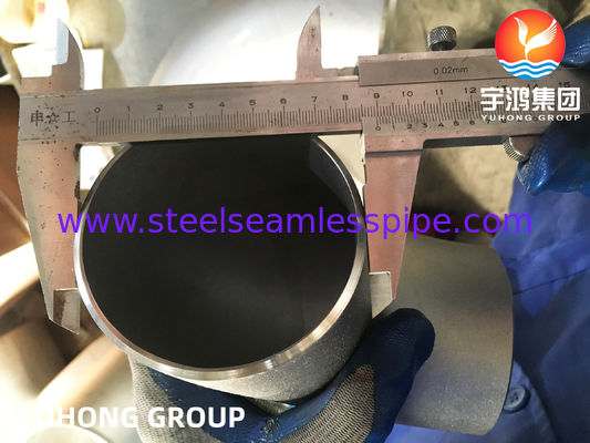 ASTM A403 WP347H-S 90° de raio comprido de cotovelo, encaixe para tubulação de processos a temperatura elevada