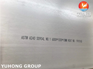 Placa de aço inoxidável/tira/folha/bobinas de ASTM A240 TP904L SS904L