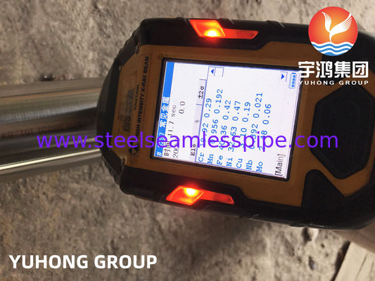 ASTM B729 LIGA 20 / UNS NO8020 HASTELLOY TUBO SEM EMENDA 100% UT