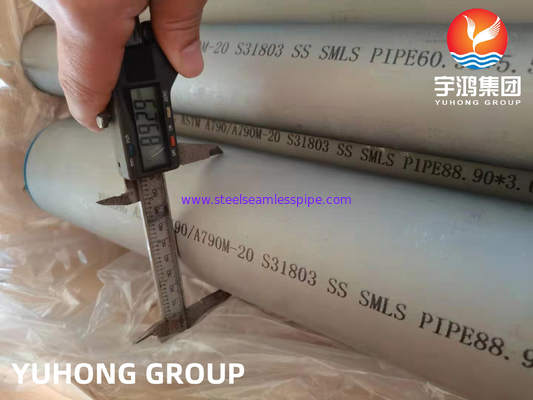 Tubo de aço inoxidável super duplex ASTM A928 / ASTM A790 UNS S32750 ( 2507)