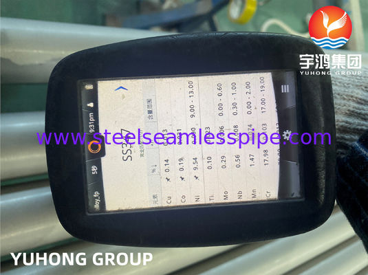 Tubo sem costura de aço inoxidável ASTM A213 TP347H para aplicações em trocadores de calor e caldeiras com resistência à corrosão e estabilidade em altas temperaturas