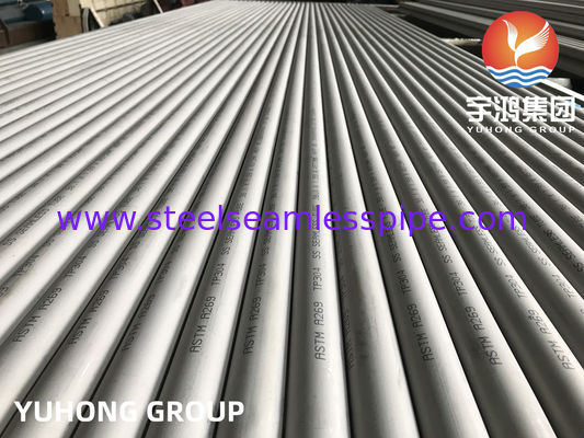 ASTM A269 TP304 Tubos sem costura de aço inoxidável emaranhados aquecidos para trocador de calor com teste PMI