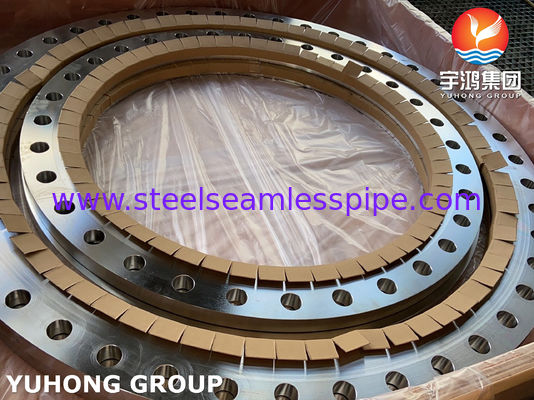 ASTM A240 liga 904L / UNS N08904 AWWA C207 Flange de tipo anel para serviço de obras de abastecimento de água