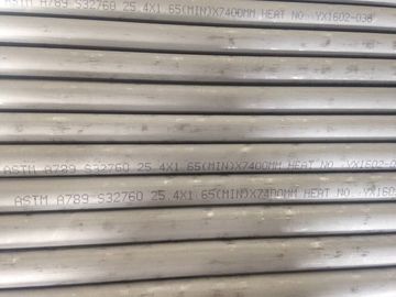 TUBO SEM EMENDA DE AÇO INOXIDÁVEL FRENTE E VERSO SUPER DE ASTM A789 S32760