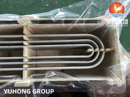 Tubos de caldeira de aço inoxidável sem costura de curvatura em U ASTM A213 TP304 1.4301