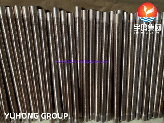 ASTM B111 C70600 Cu-Ni 90/10 Tubos de barbatana baixa para sistemas de aquecimento por condensador
