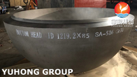 Tampão de extremidade principal do aço carbono de ASME SA516 Gr.70/extremidade elípticos do prato para a embarcação de pressão
