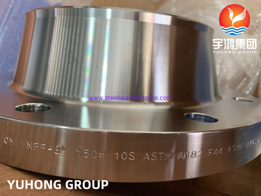 ASTM A182 F44 / liga 254 SMO / UNS S31254 Flange de pescoço de solda de aço inoxidável