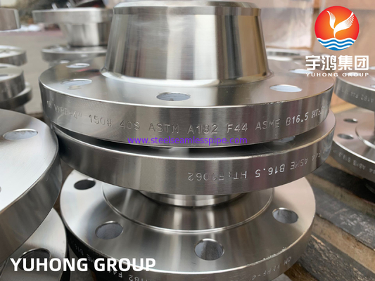 ASTM A182 F44 / liga 254 SMO / UNS S31254 Flange de pescoço de solda de aço inoxidável
