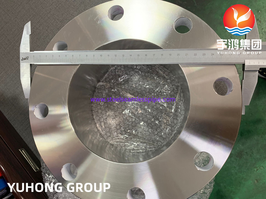 ASTM A182 F44 / liga 254 SMO / UNS S31254 Flange de pescoço de solda de aço inoxidável