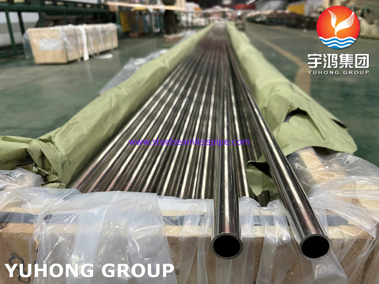 ASME SB111 UNS C71500 Tubo de cobre e níquel, Tubo sem costura CuNi 70/30