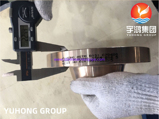 ASTM B151 C70600 2.0872 Cu-Ni liga forjada flange RF B16.5