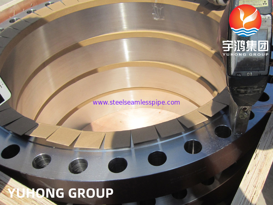 Flange duplex de corpo de aço, ASTM A182 grau F51 (UNS S31803), adequado para ambientes corrosivos