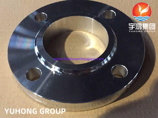 ASME SA182 F904L, UNS N08904 Deslizamento de aço inoxidável nas flanges face levantada B16.5