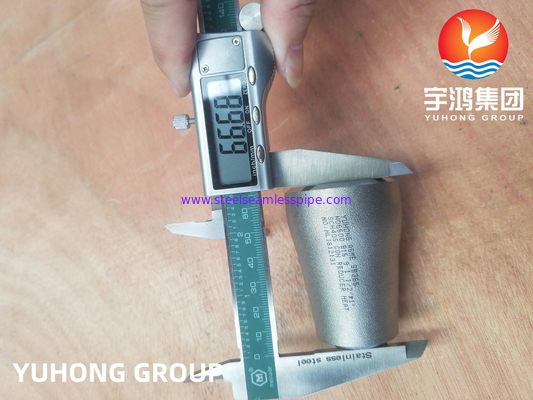 Buttweld ASME SB366 N06600 2.4816 Inconel 600 Redutor concentrico