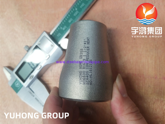 Buttweld ASME SB366 N06600 2.4816 Inconel 600 Redutor concentrico