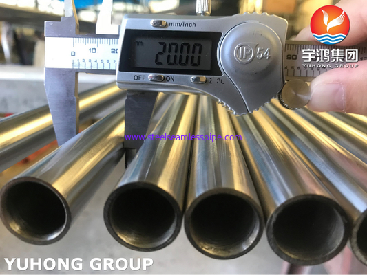 ASTM A269 TP316L, SUS316L, 1.4404 BA Tubo sem costura de aço inoxidável, tubo de trocador de calor