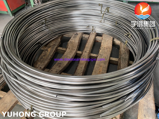 ASTM A269 TP316L Tubos de bobina sem costura de aço inoxidável, Tubos de bobina de convecção BA
