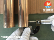 Tubo sem costura de aço de liga de cobre-níquel ASTM B466 C70600 Unidade de arrefecimento