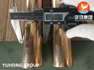 Tubo sem costura de aço de liga de cobre-níquel ASTM B466 C70600 Unidade de arrefecimento