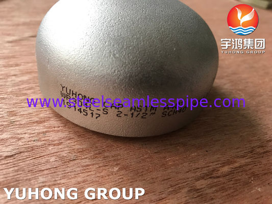 A403 WP304L-S Tampa, Aço Inoxidável de Baixo Carbono B16.9 para Soldagem de Topo para Engenharia Hidráulica