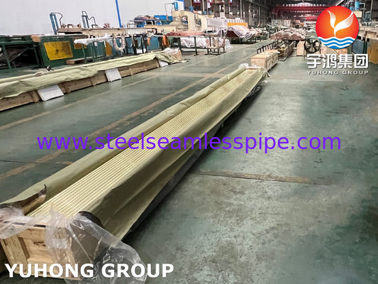 TUBO DE LIGA DE COBRE ASME B111 C11200 C70600 C44300 C12200 PARA SISTEMA DE AQUECIMENTO DO RESFRIADOR DE AR