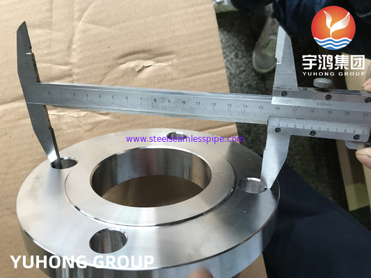 ASME A182 F304/f304L/F316 / F316L Brida de Acero Inoxidável Deslizamento sobre Flange Soldadura Pescoço Flange RF FF