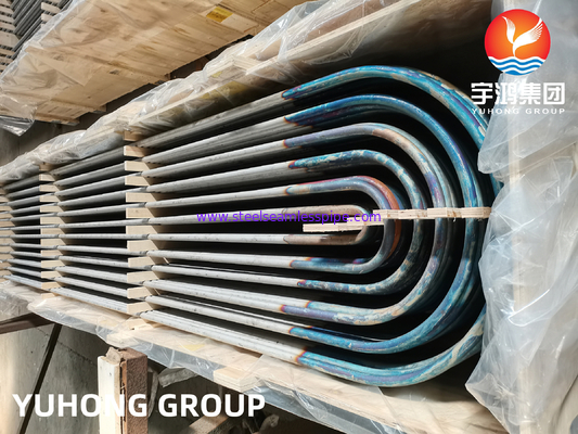 Tubo de trocador de calor de aço inoxidável Tubo sem costura/soldado, picado/brilhante aquecido A213 TP304L