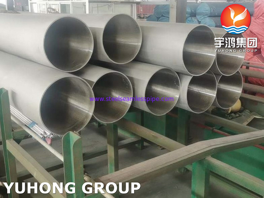 ASTM A312 TP904L Tubo de aço inoxidável de grande diâmetro exterior para indústria petroquímica