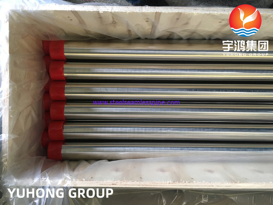 ASME SA213 TP304 Tubos de aço inoxidável brilhante, sem costura