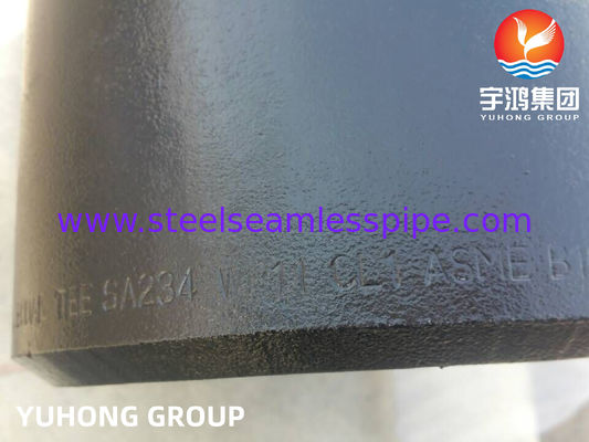 ASTM A234 WP11 Alumínio ligado a aço Butt Weld Tee ASME B16.9