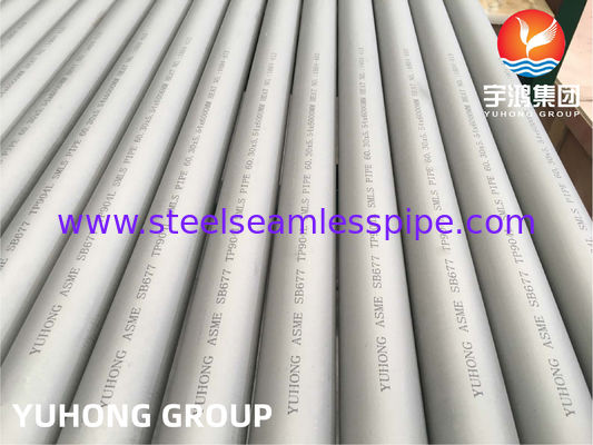 ASTM B677 TP904L UNS N08904 Tubo sem costura de aço inoxidável